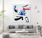 Poker I by Melissa Wang on GIANT ART - red abstract abstract