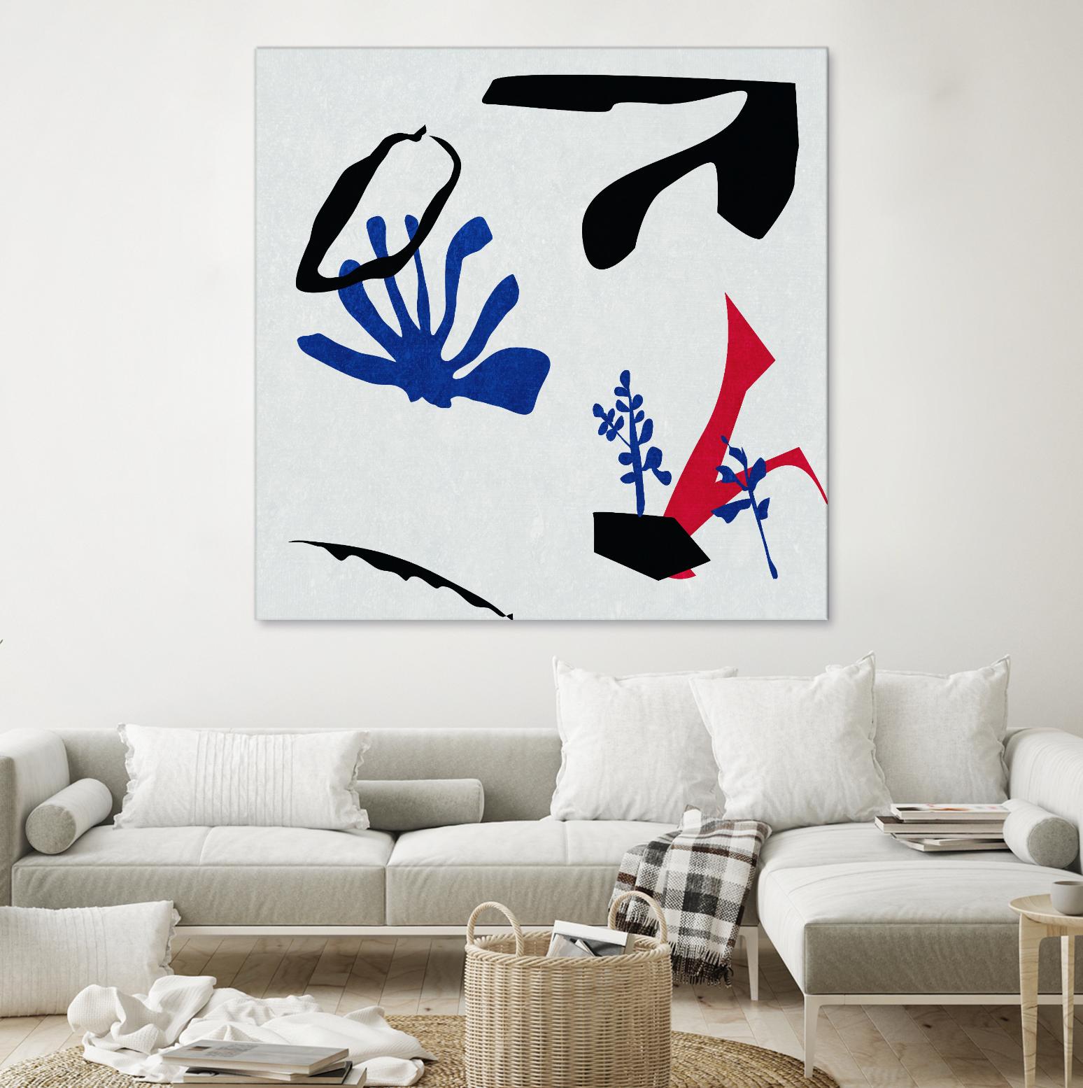 Poker II by Melissa Wang on GIANT ART - red abstract abstract 