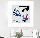 Poker II by Melissa Wang on GIANT ART - red abstract abstract 