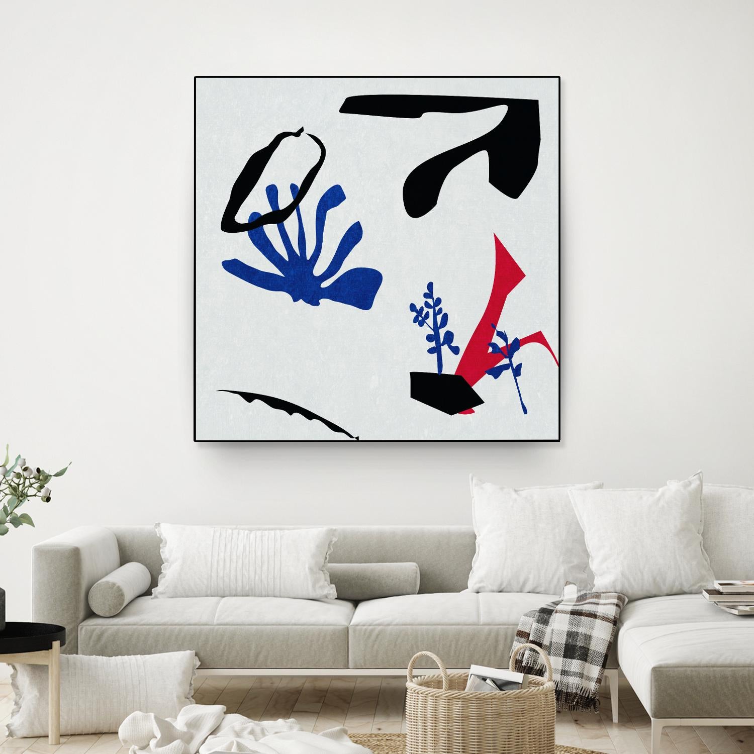 Poker II by Melissa Wang on GIANT ART - red abstract abstract 