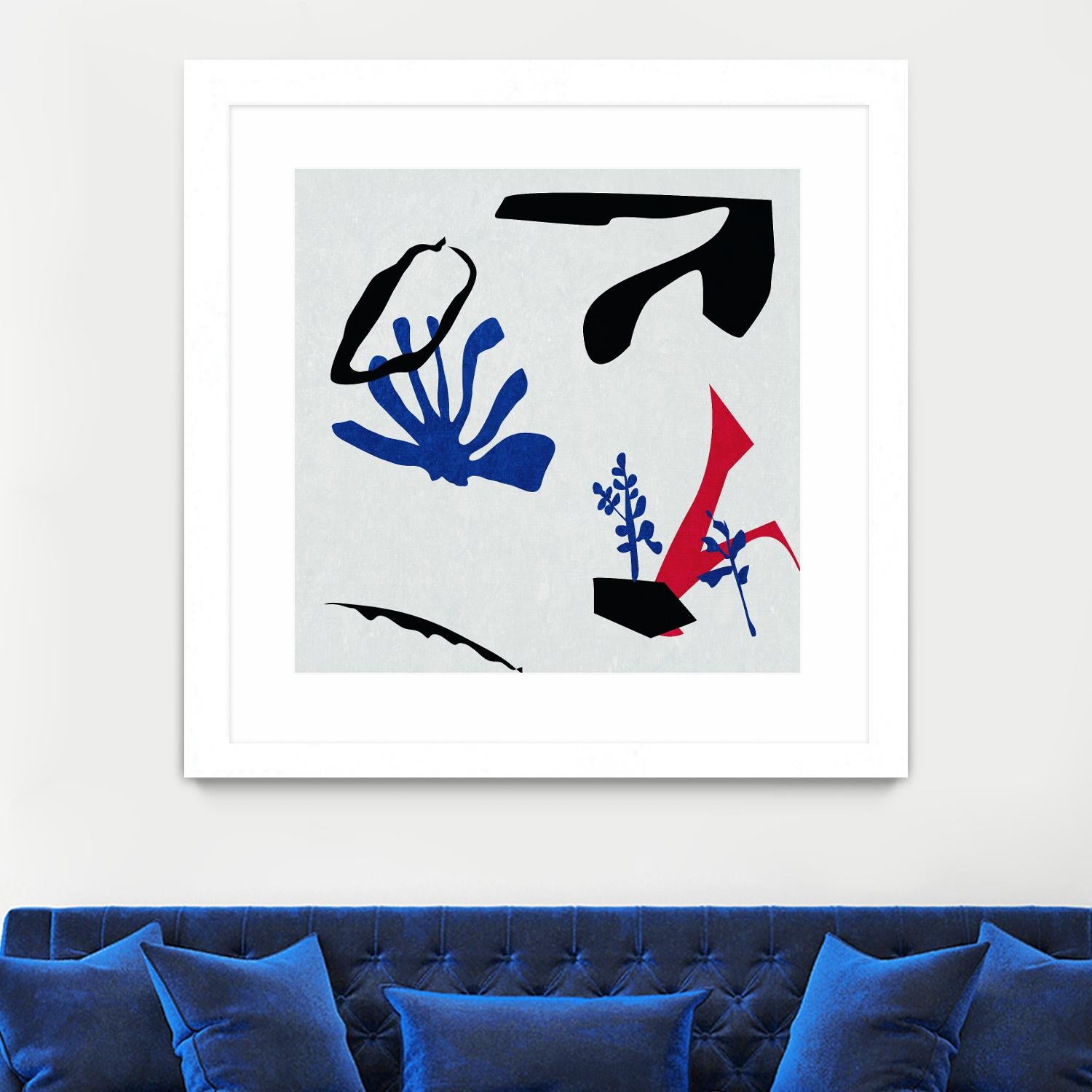 Poker II by Melissa Wang on GIANT ART - red abstract abstract 