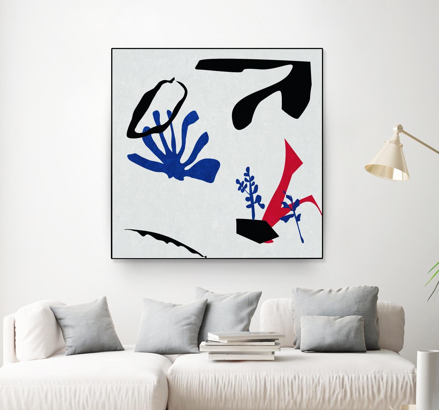Poker II by Melissa Wang on GIANT ART - red abstract abstract 