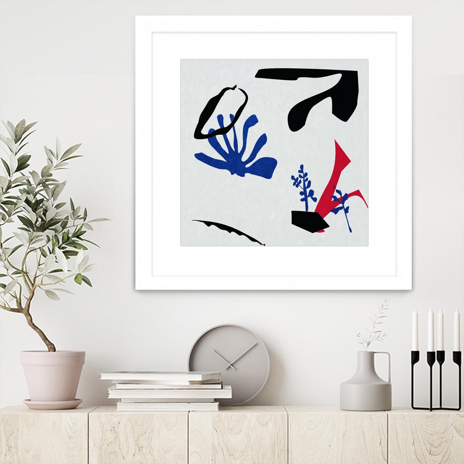 Poker II by Melissa Wang on GIANT ART - red abstract abstract 