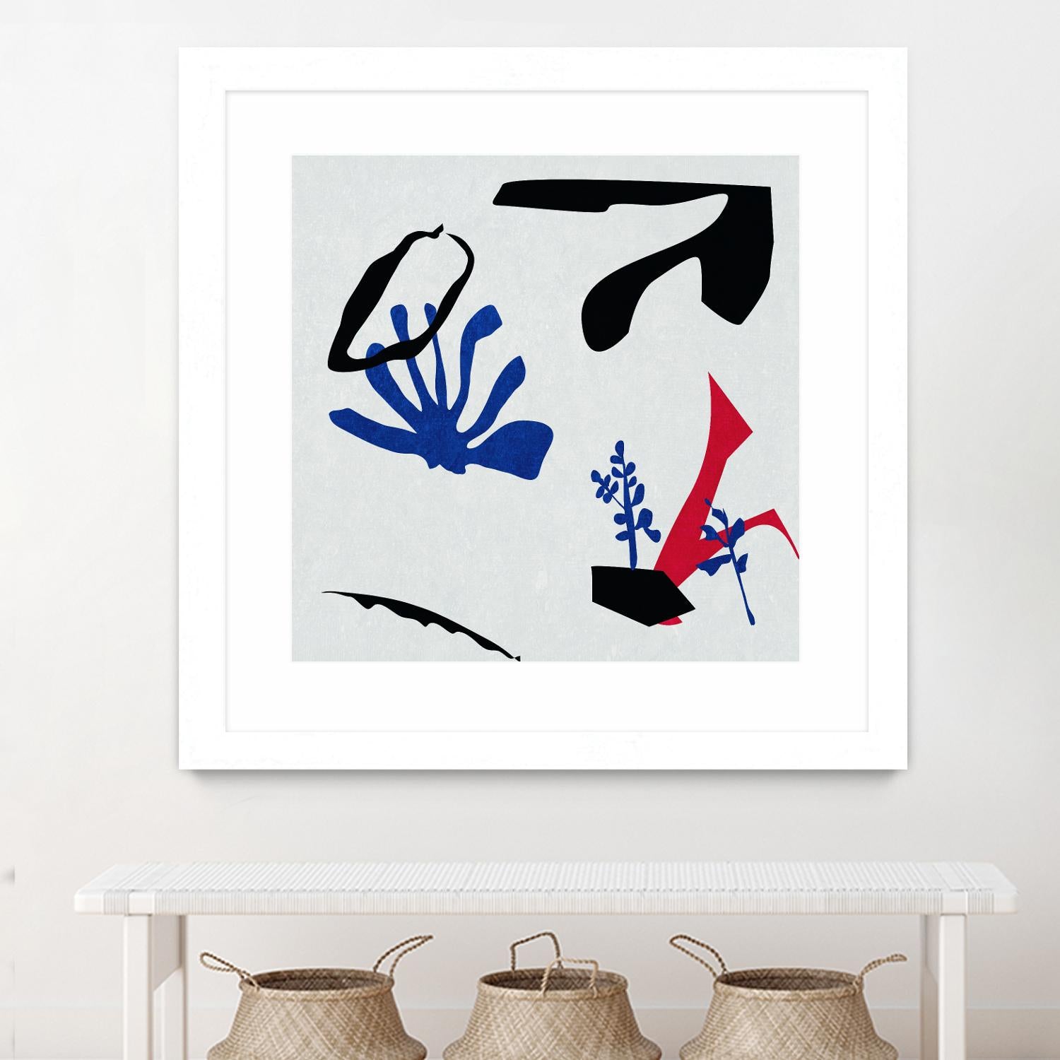 Poker II by Melissa Wang on GIANT ART - red abstract abstract 