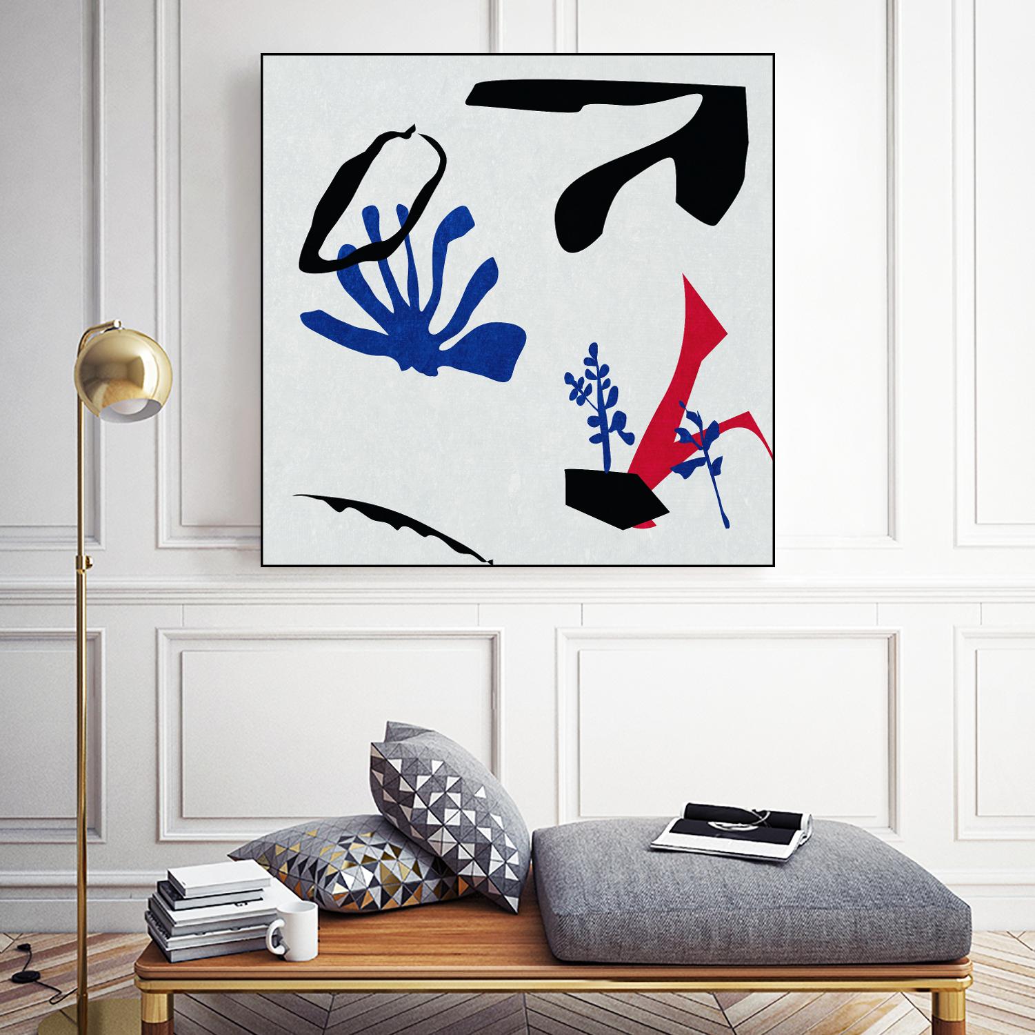 Poker II by Melissa Wang on GIANT ART - red abstract abstract 