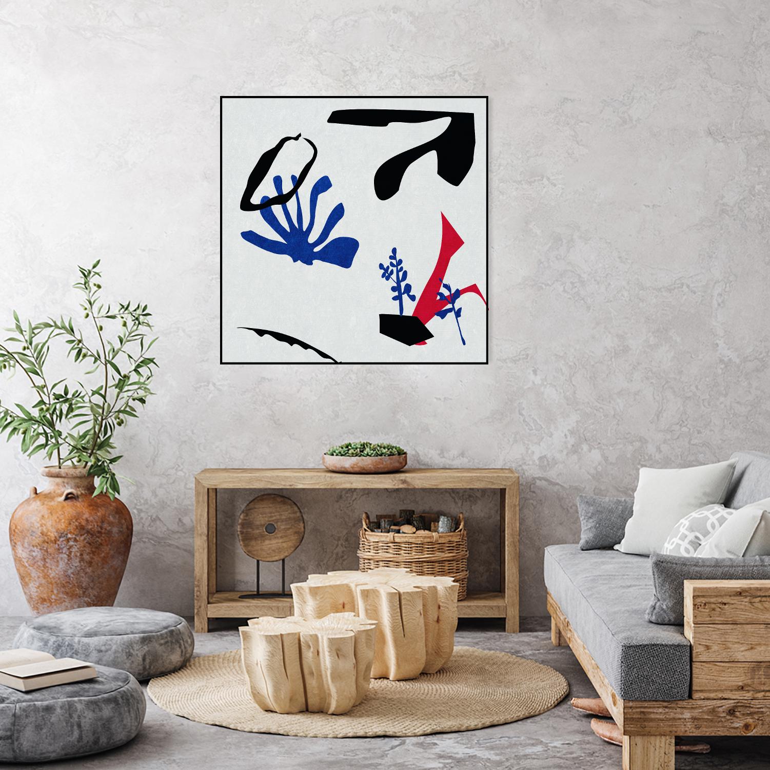 Poker II by Melissa Wang on GIANT ART - red abstract abstract 
