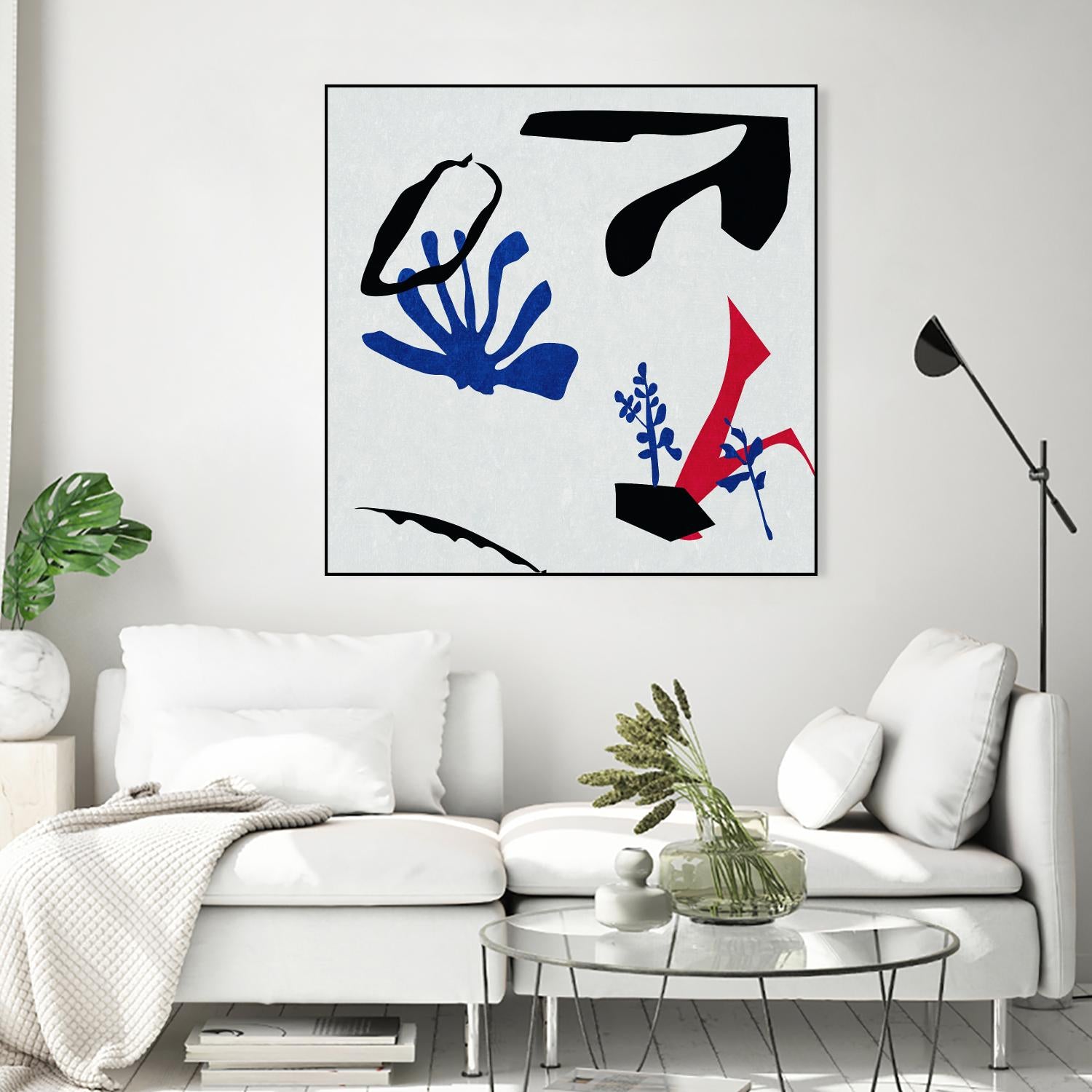 Poker II by Melissa Wang on GIANT ART - red abstract abstract 