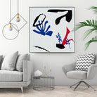 Poker II by Melissa Wang on GIANT ART - red abstract abstract 