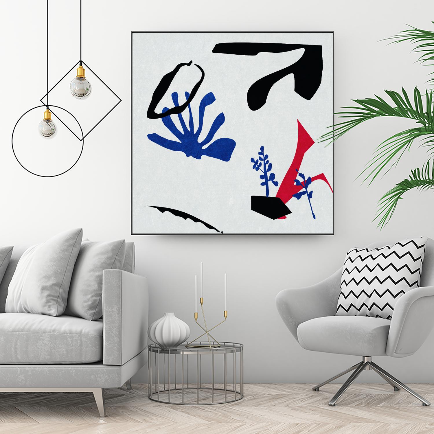 Poker II by Melissa Wang on GIANT ART - red abstract abstract 