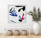 Poker II by Melissa Wang on GIANT ART - red abstract abstract 