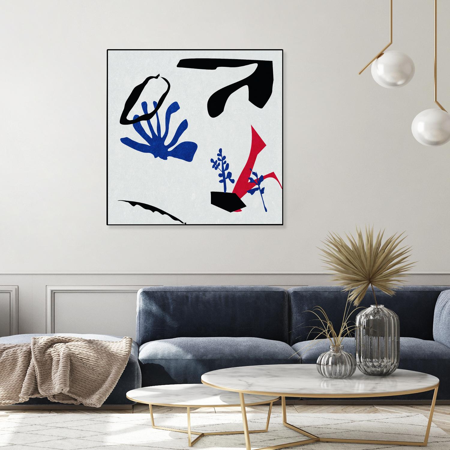 Poker II by Melissa Wang on GIANT ART - red abstract abstract 