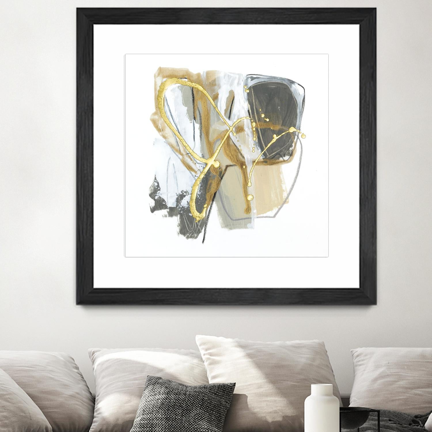 Metallurgy I by June Vess on GIANT ART - gold abstract abstract 