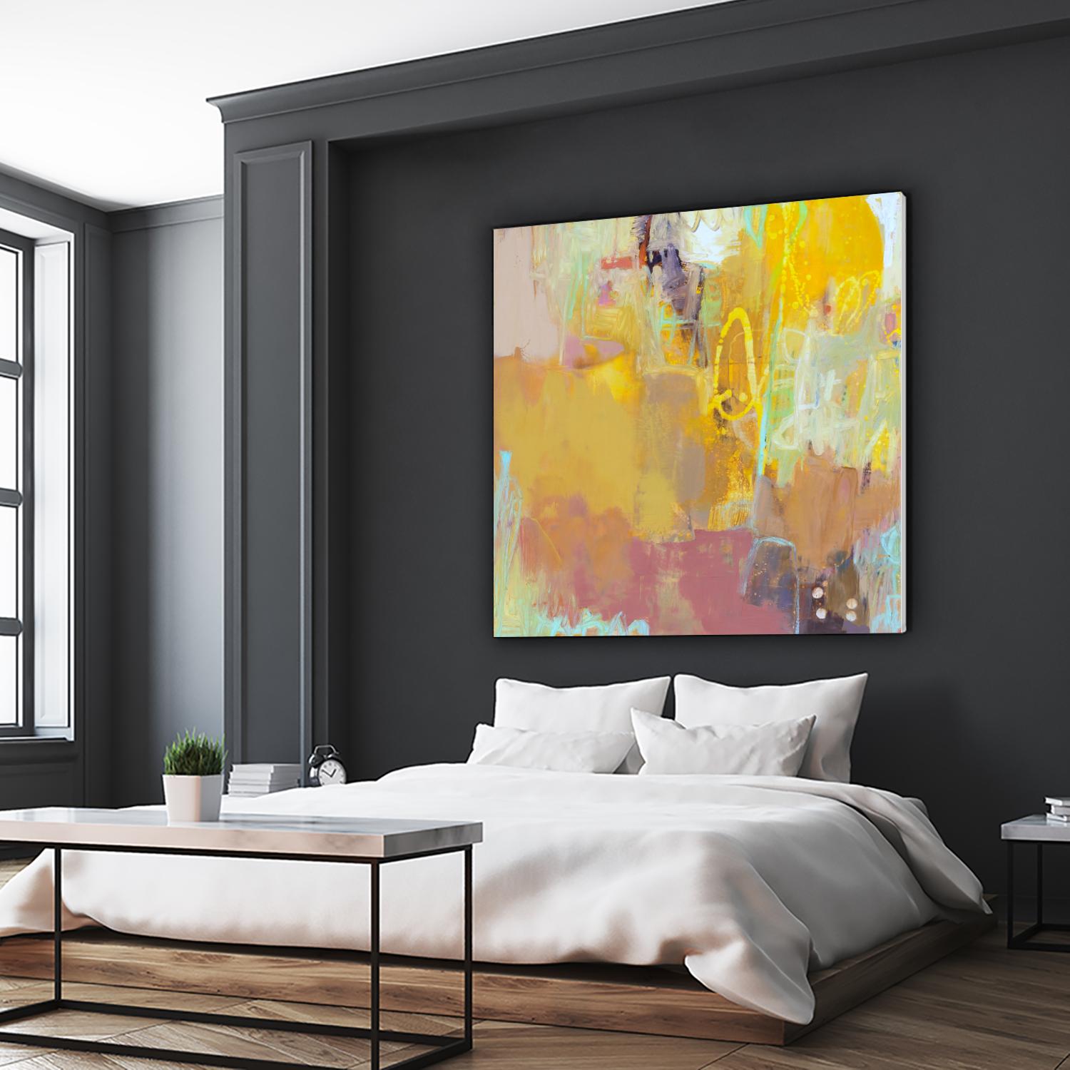 Maez II by Sue Jachimiec on GIANT ART - beige abstract abstract