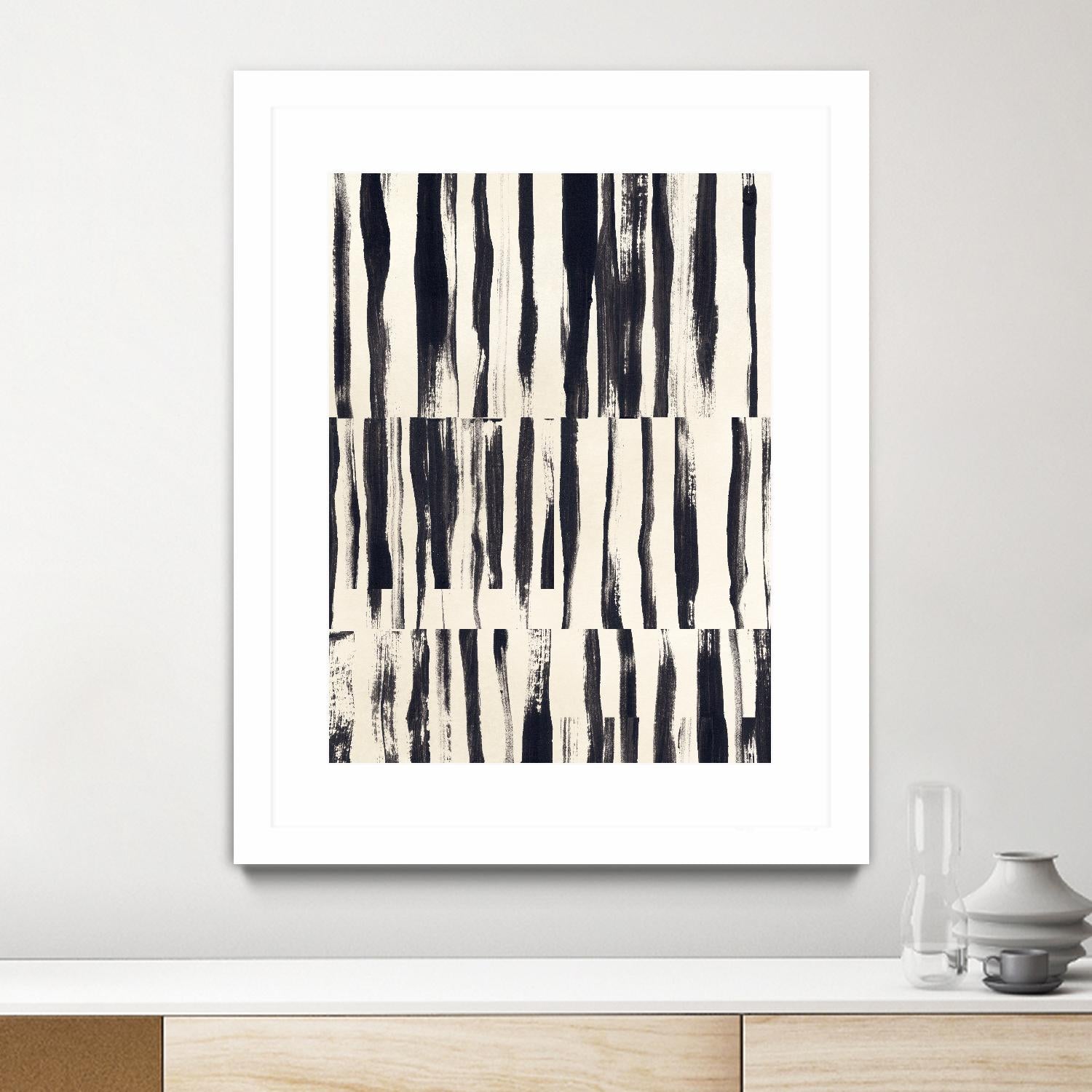 Minor Key II by June Vess on GIANT ART - beige  abstract abstract 