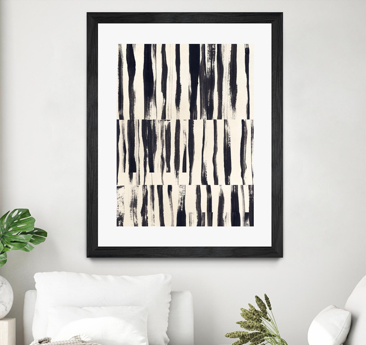 Minor Key II by June Vess on GIANT ART - beige  abstract abstract 