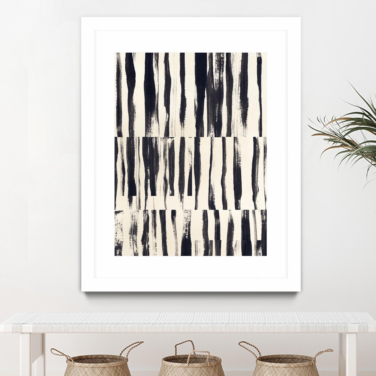 Minor Key II by June Vess on GIANT ART - beige  abstract abstract 