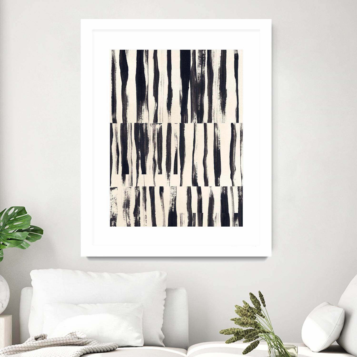 Minor Key II by June Vess on GIANT ART - beige  abstract abstract 