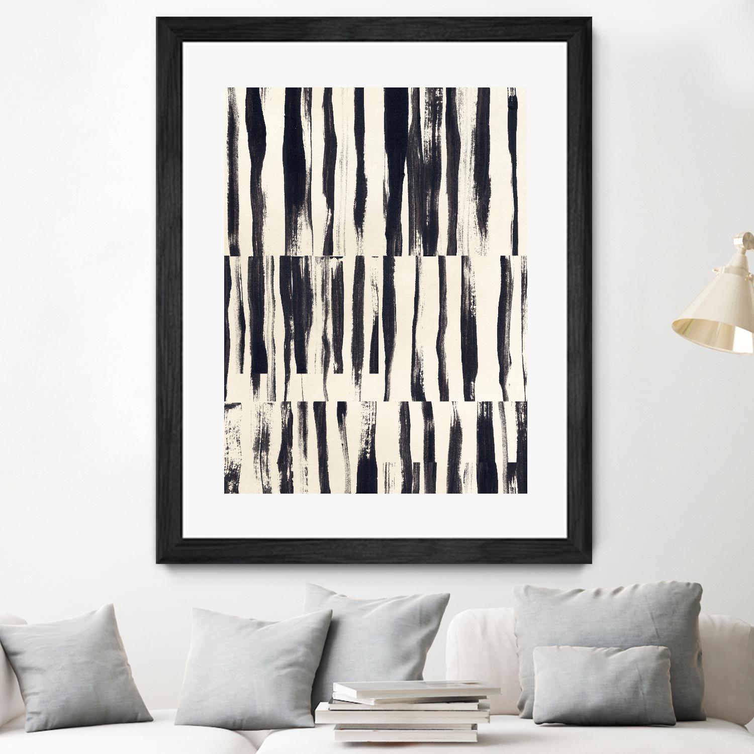 Minor Key II by June Vess on GIANT ART - beige  abstract abstract 