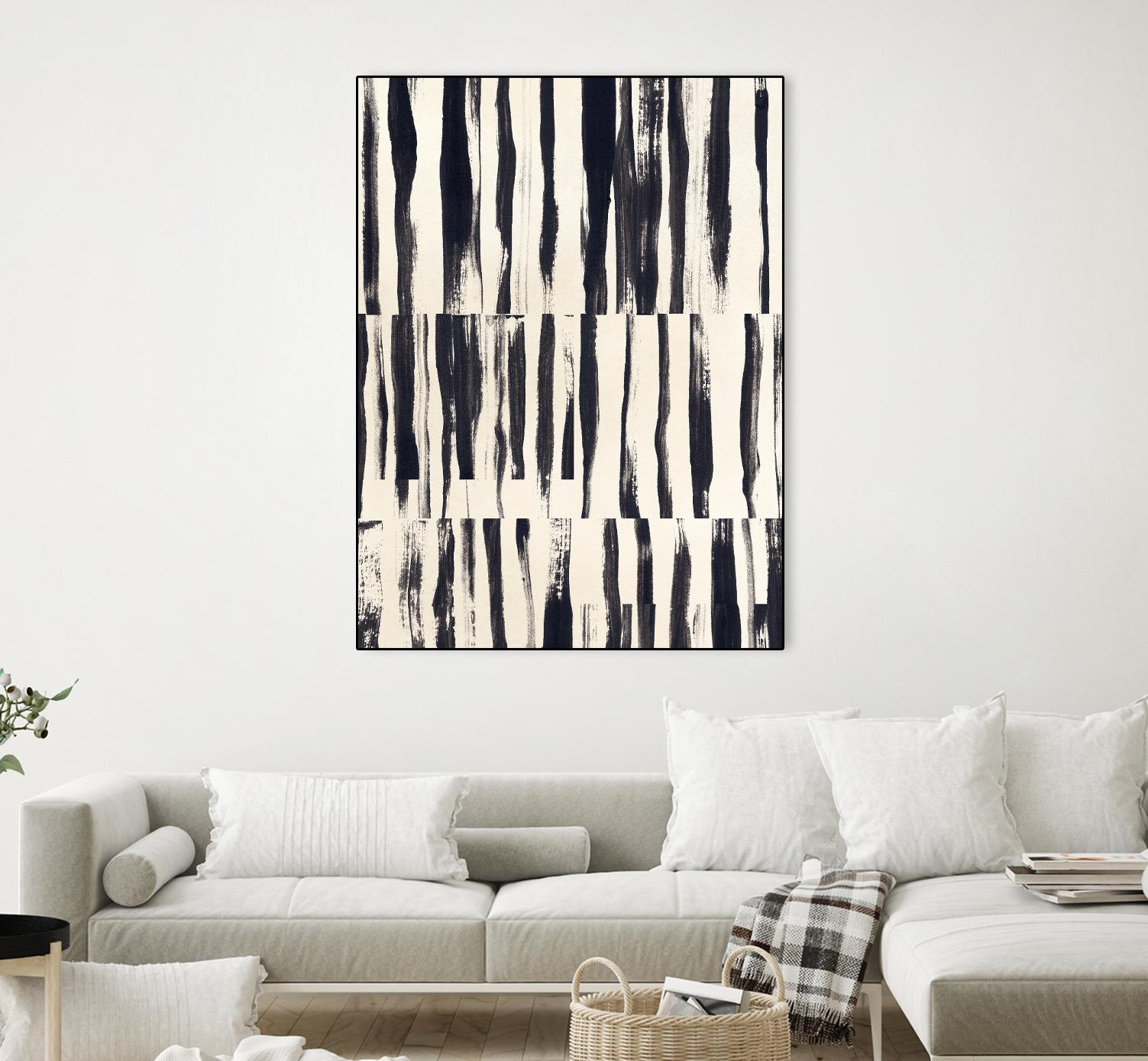 Minor Key II by June Vess on GIANT ART - beige  abstract abstract 