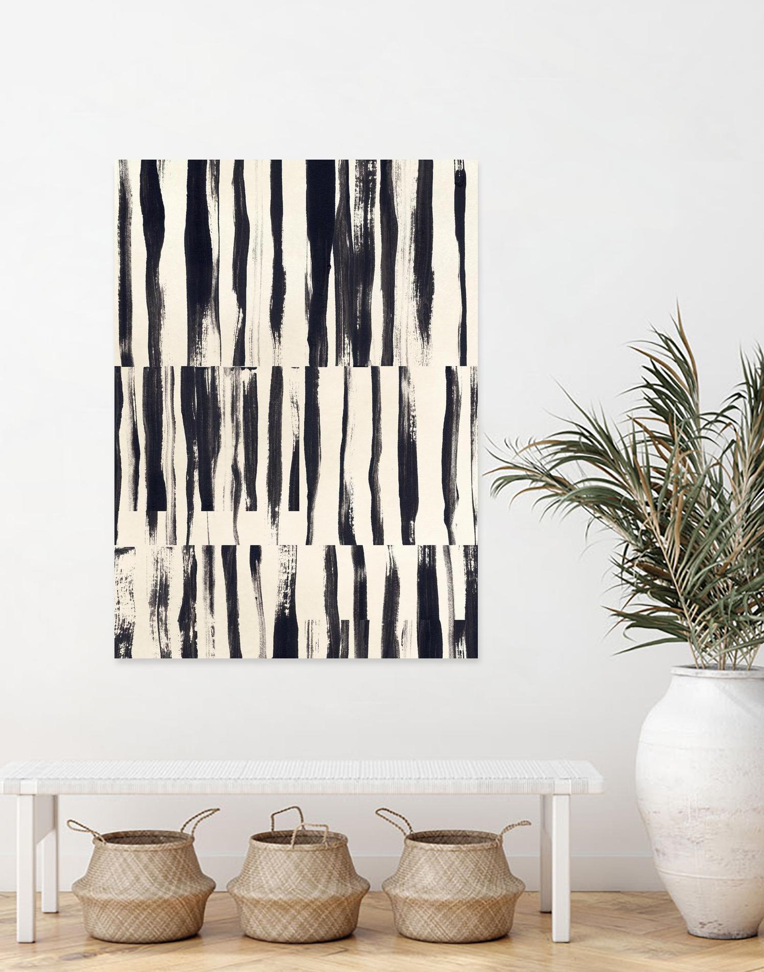 Minor Key II by June Vess on GIANT ART - beige  abstract abstract 