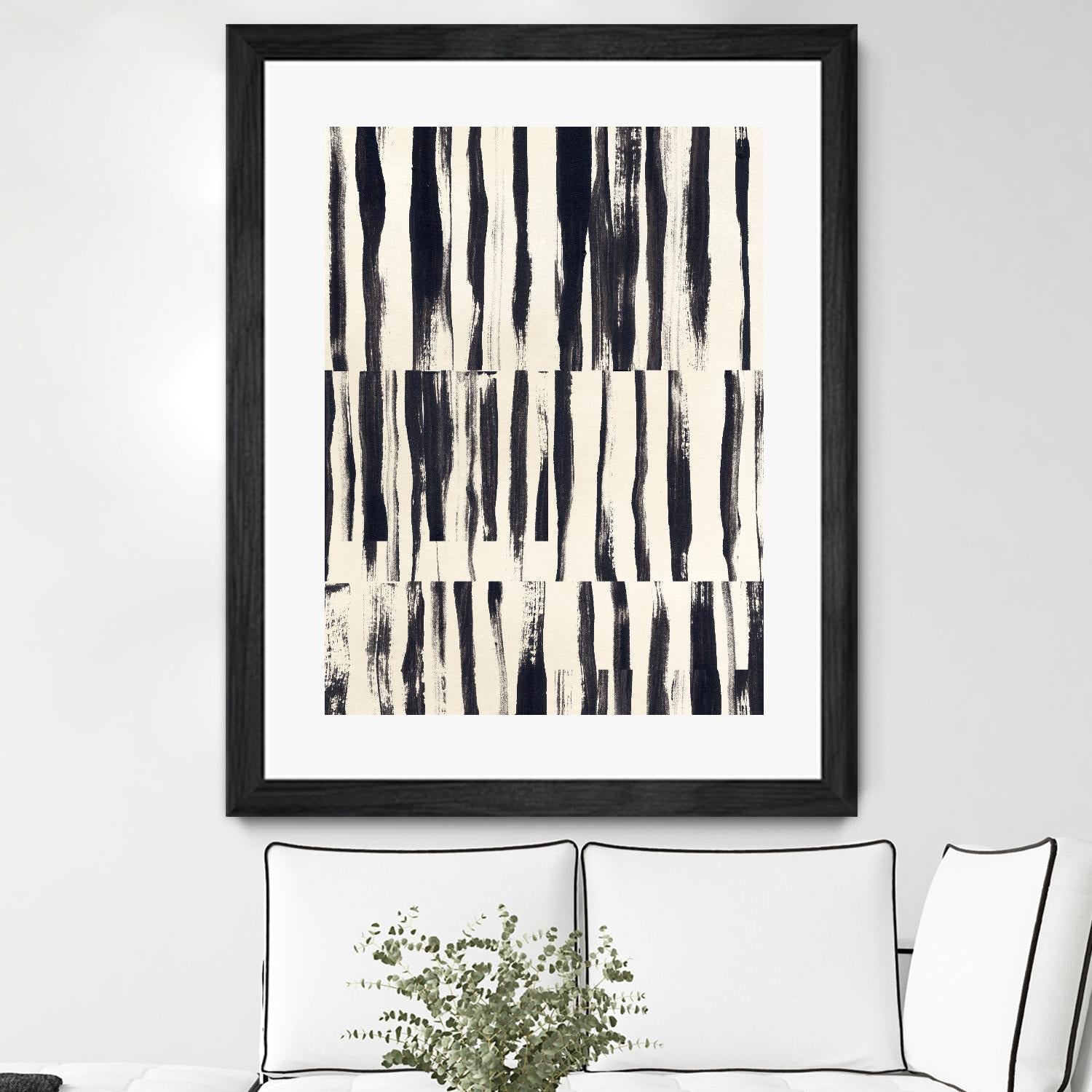 Minor Key II by June Vess on GIANT ART - beige  abstract abstract 