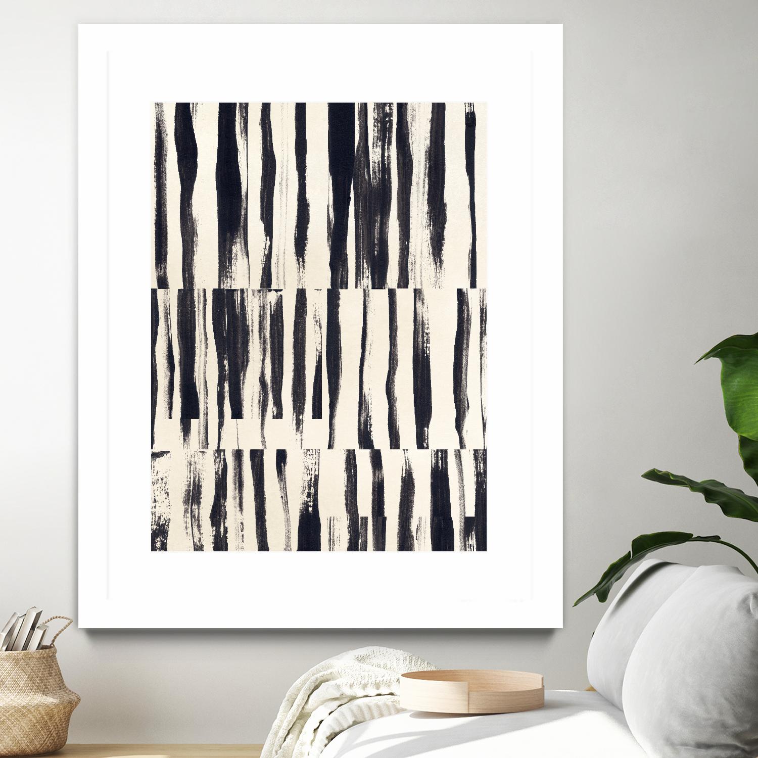 Minor Key II by June Vess on GIANT ART - beige  abstract abstract 