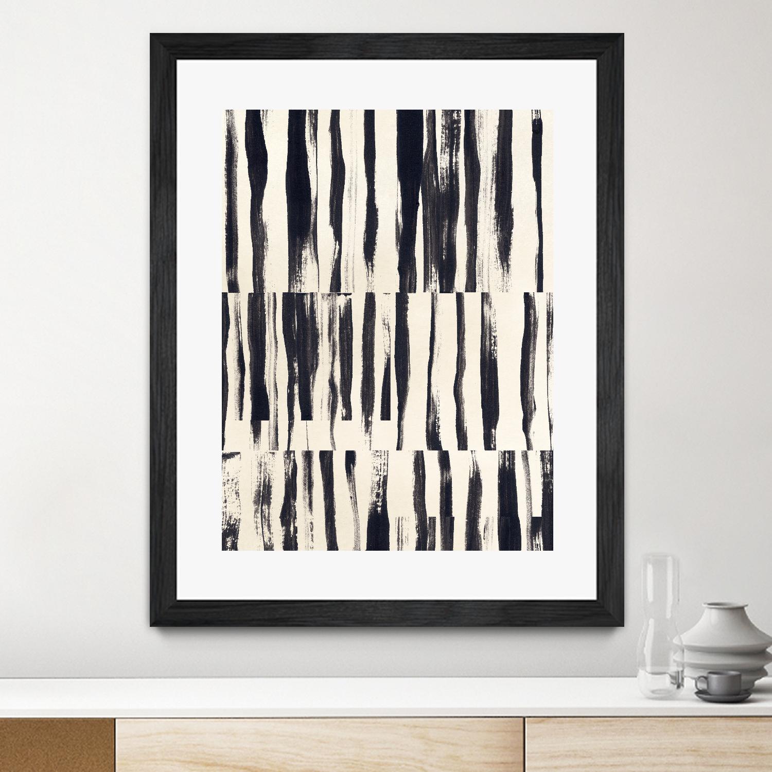 Minor Key II by June Vess on GIANT ART - beige  abstract abstract 