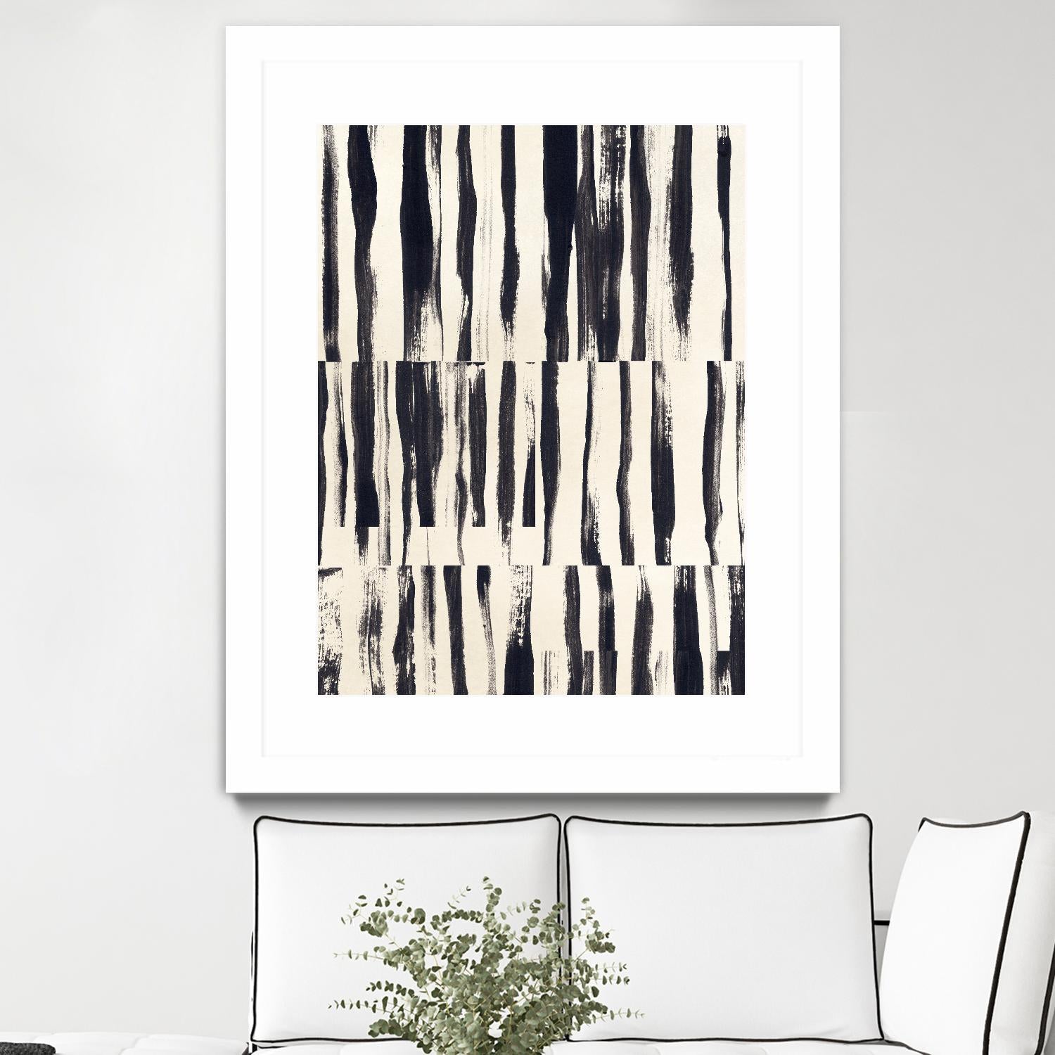 Minor Key II by June Vess on GIANT ART - beige  abstract abstract 