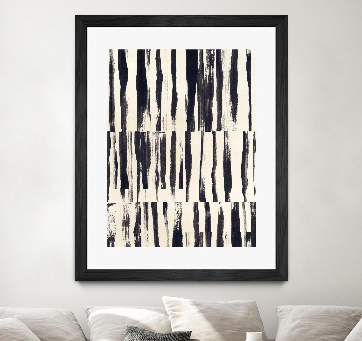 Minor Key II by June Vess on GIANT ART - beige  abstract abstract 
