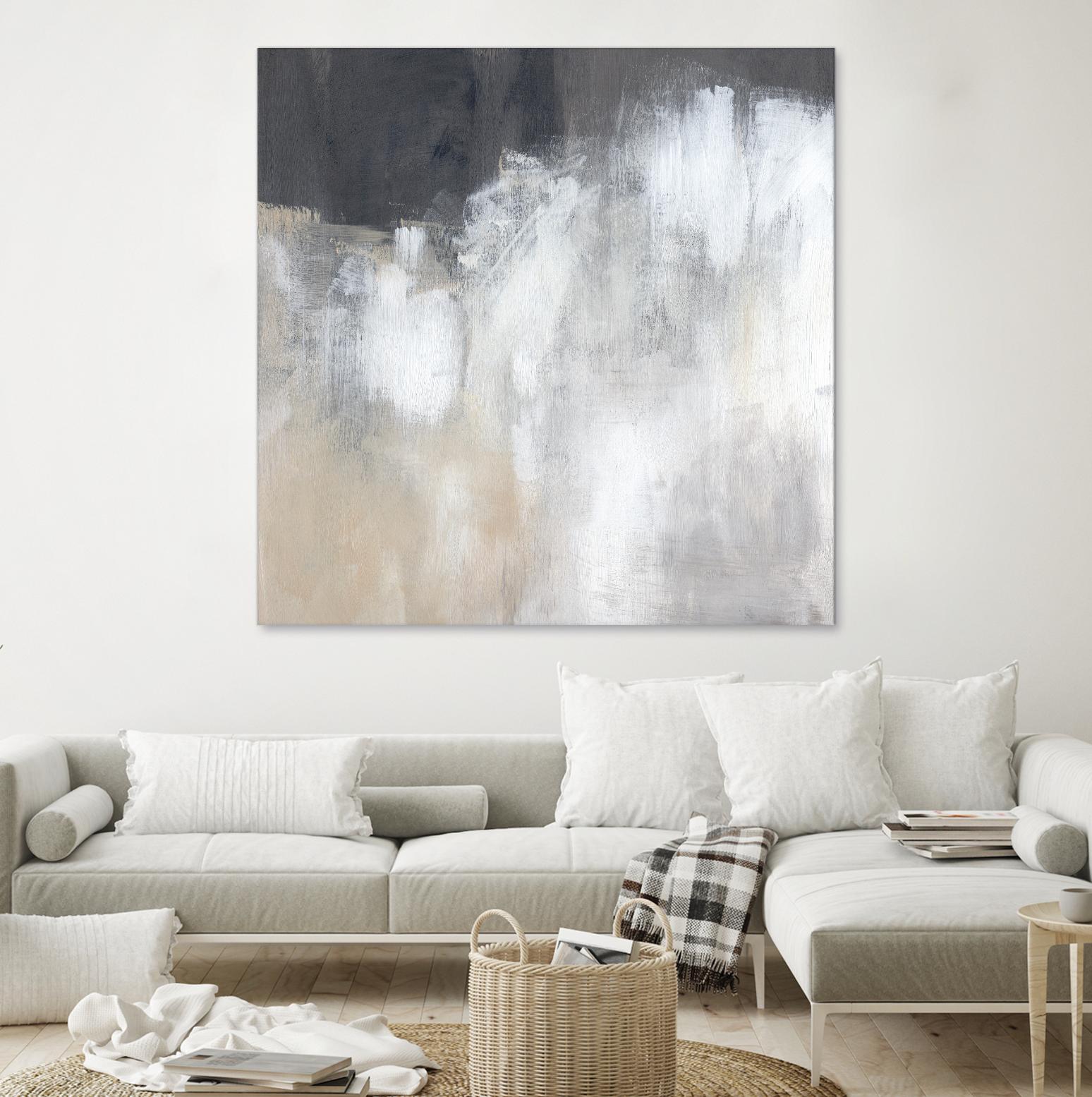 Neutral Abstract II by Jennifer Parker on GIANT ART - beige abstract abstract 