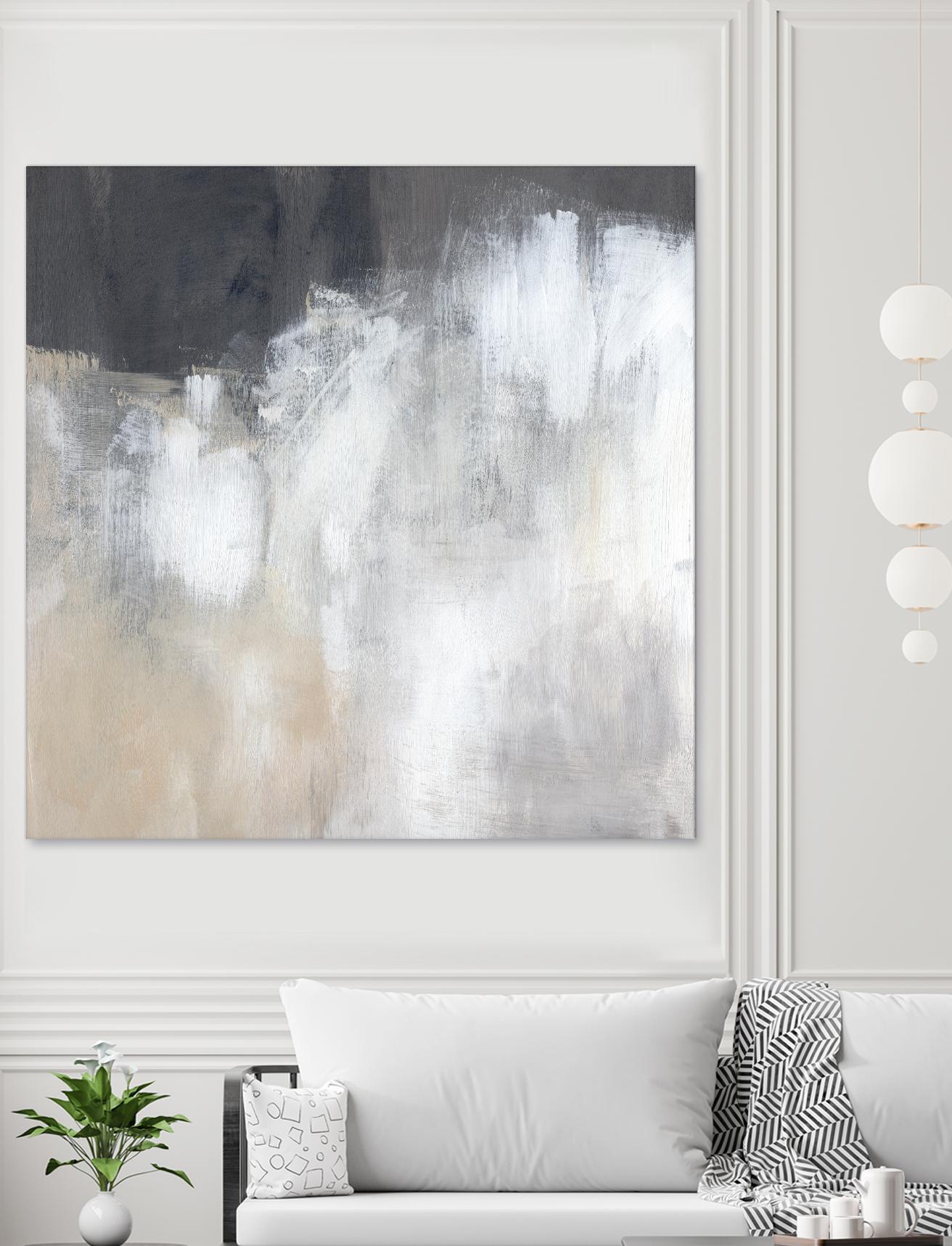 Neutral Abstract II by Jennifer Parker on GIANT ART - beige abstract abstract 
