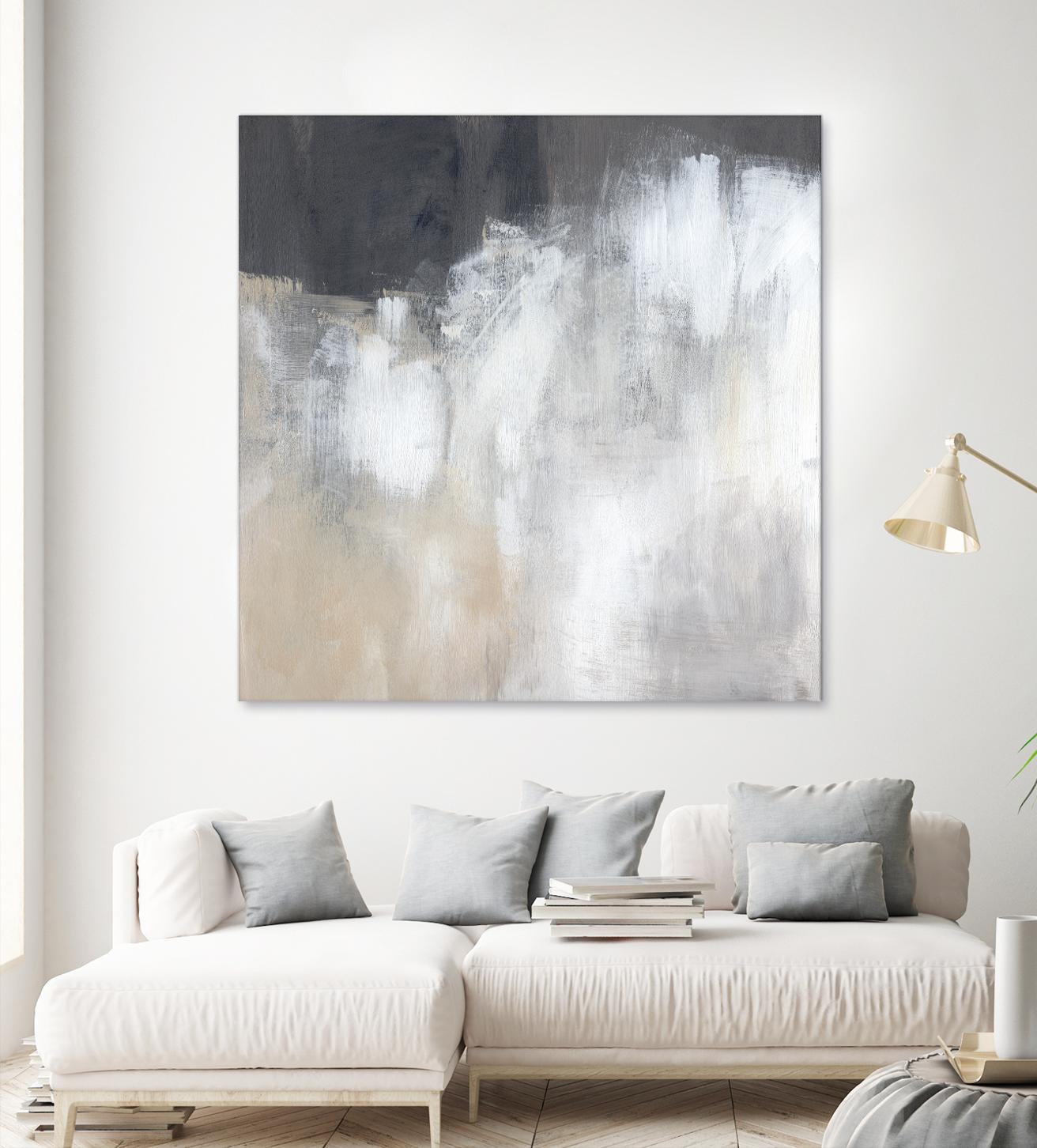 Neutral Abstract II by Jennifer Parker on GIANT ART - beige abstract abstract 
