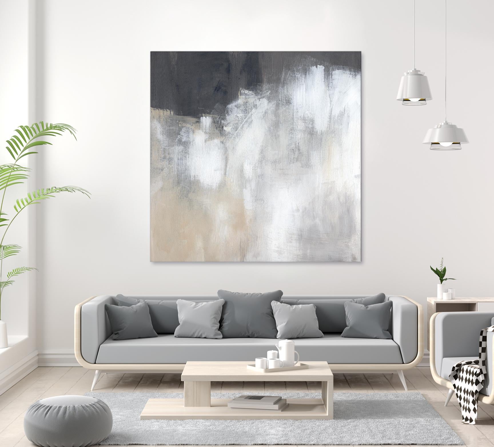 Neutral Abstract II by Jennifer Parker on GIANT ART - beige abstract abstract 