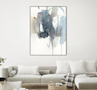 Indigo Splatter II by Victoria Barnes on GIANT ART - gold abstract abstract