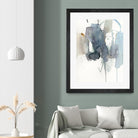 Indigo Splatter II by Victoria Barnes on GIANT ART - gold abstract abstract