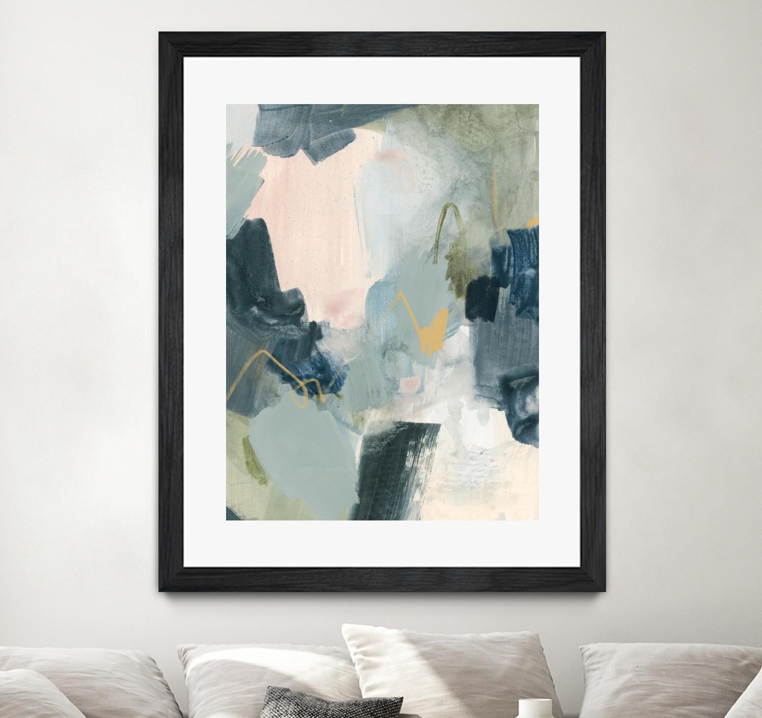 Lago II by Victoria Barnes on GIANT ART - gold abstract abstract 