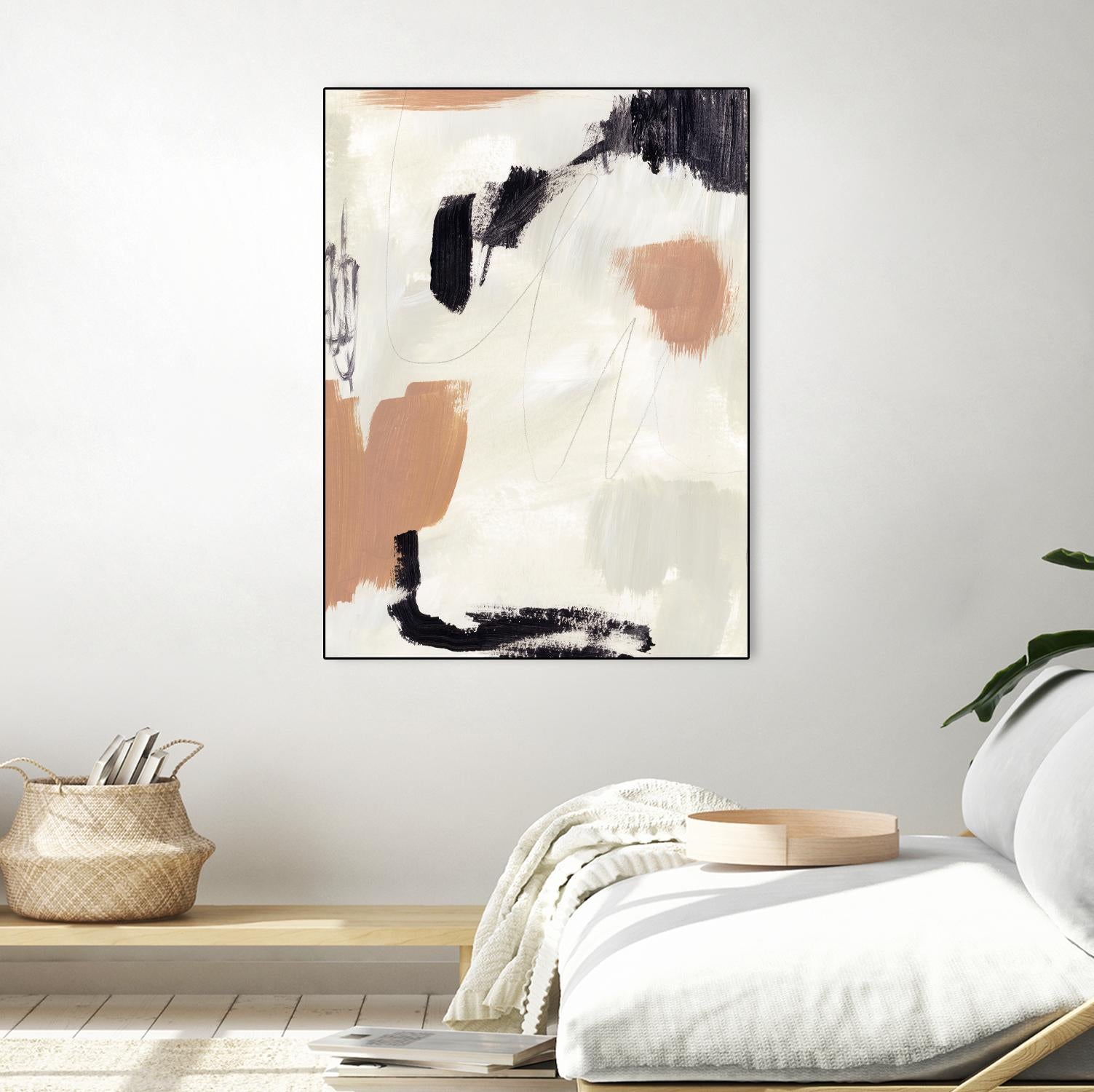 Dialogue II by Victoria Barnes on GIANT ART - grey  abstract abstract