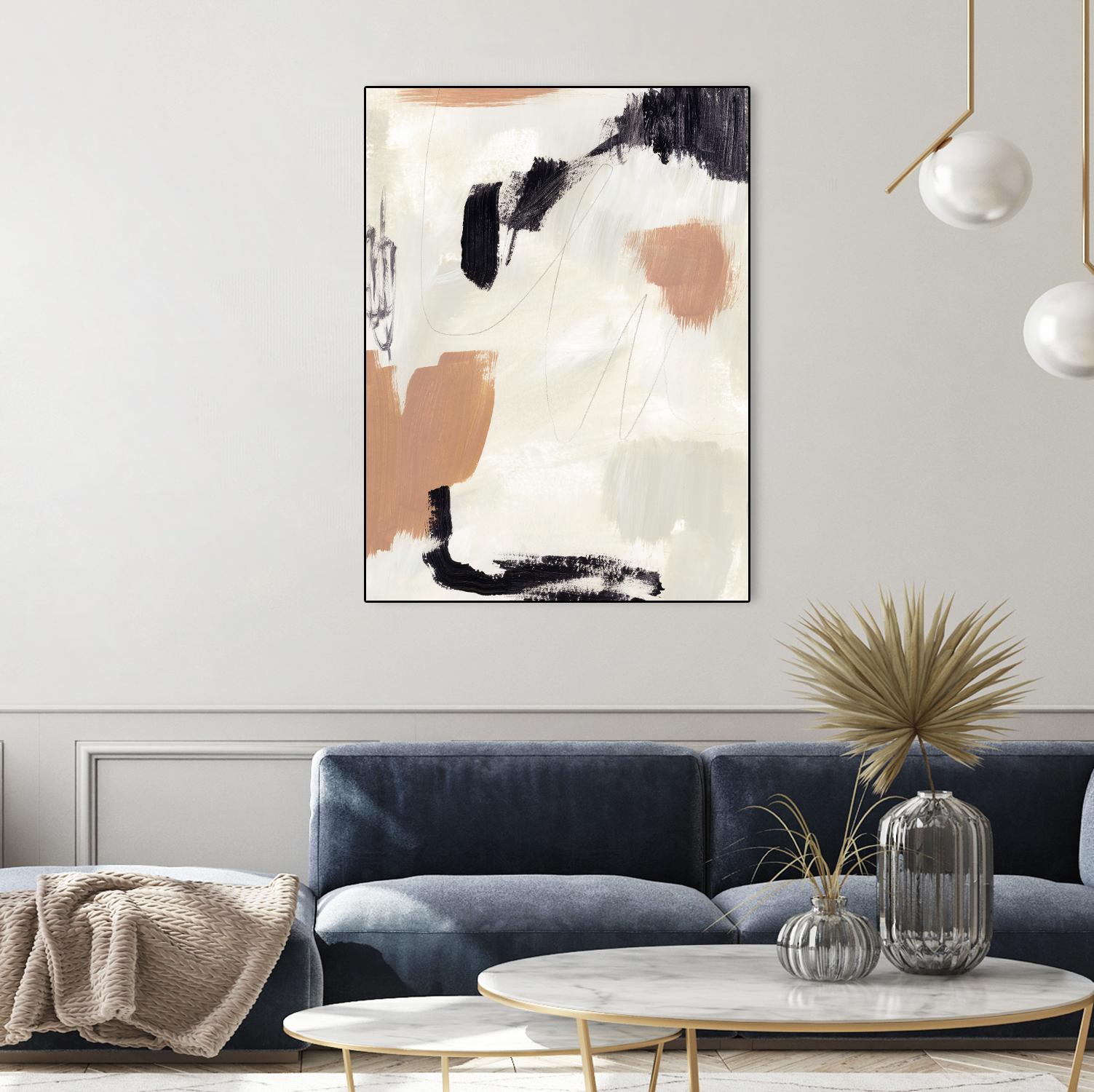Dialogue II by Victoria Barnes on GIANT ART - grey  abstract abstract