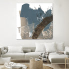 Neutral Arc I by Jennifer Goldberger on GIANT ART - white abstract abstract 