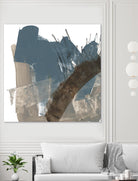 Neutral Arc I by Jennifer Goldberger on GIANT ART - white abstract abstract 