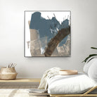 Neutral Arc I by Jennifer Goldberger on GIANT ART - white abstract abstract 
