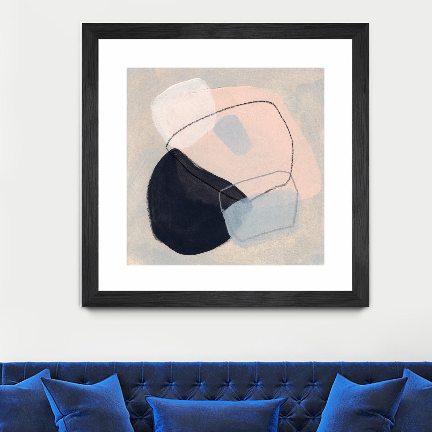 Keystone III by June Vess on GIANT ART - beige abstract abstract