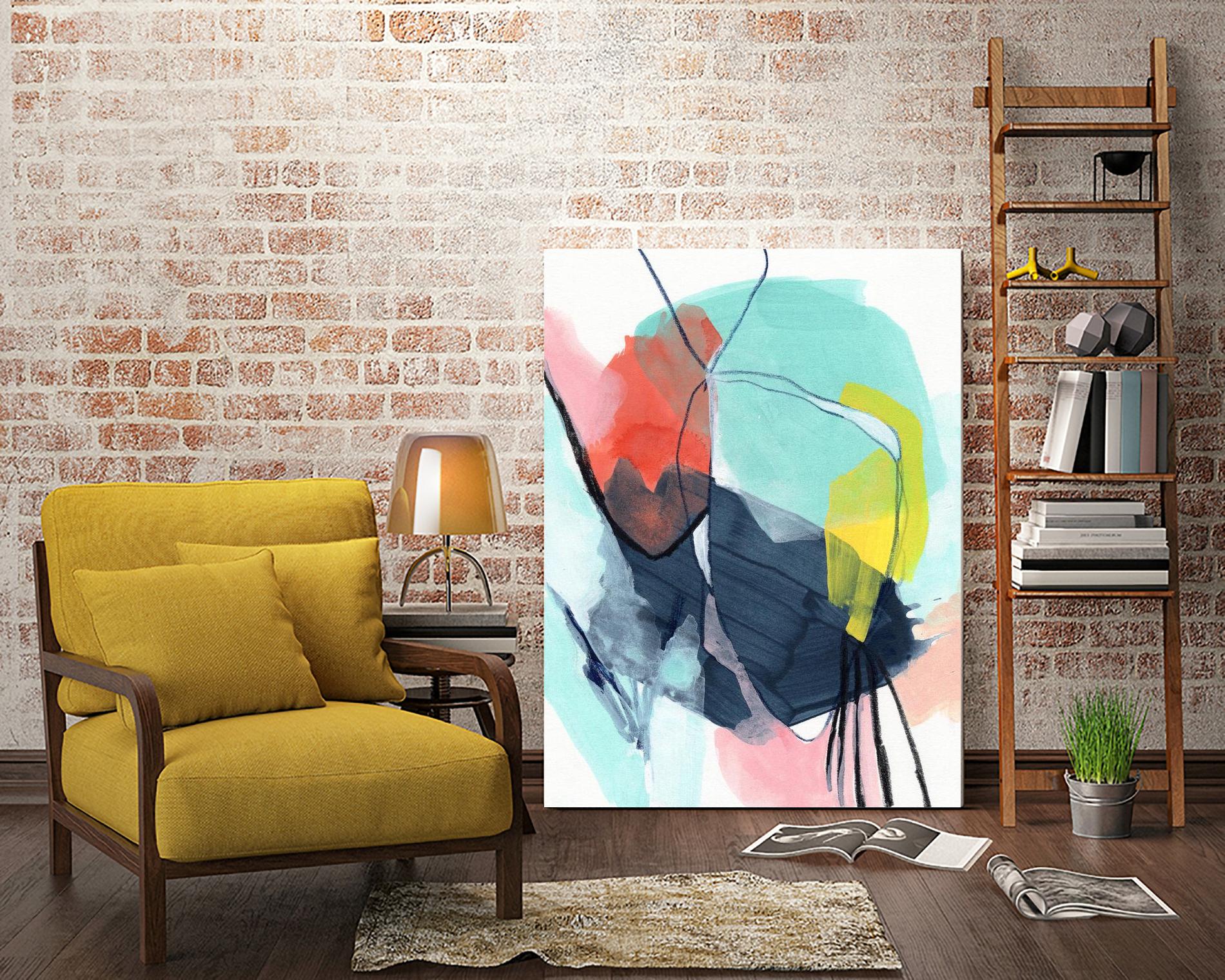 Color Wish II by June Vess on GIANT ART - red abstract abstract