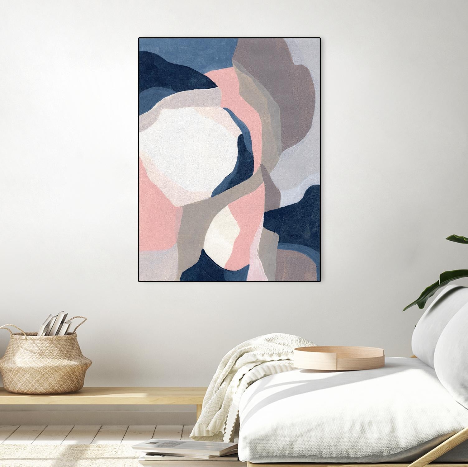 Intertwined Tones II by June Vess on GIANT ART - pink abstract abstract 