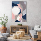 Intertwined Tones II by June Vess on GIANT ART - pink abstract abstract 