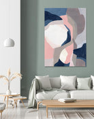 Intertwined Tones II by June Vess on GIANT ART - pink abstract abstract 