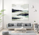 Mint Mesa II by June Vess on GIANT ART - grey  abstract abstract 