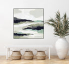Mint Mesa II by June Vess on GIANT ART - grey  abstract abstract 