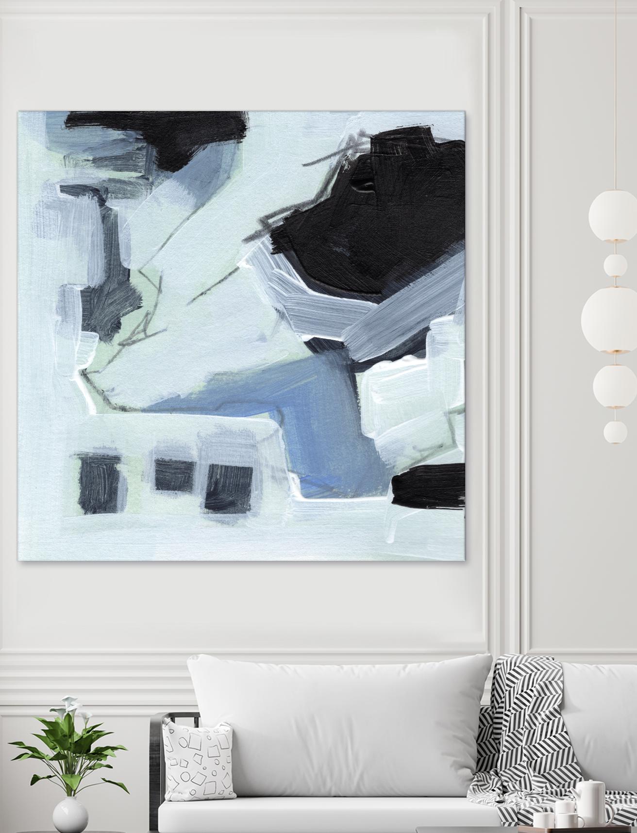Fractal Sky V by Jennifer Parker on GIANT ART - blue  abstract abstract 