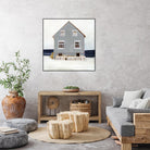 Beach Hut II by Stellar Design Studio on GIANT ART - blue coastal & tropical abstract